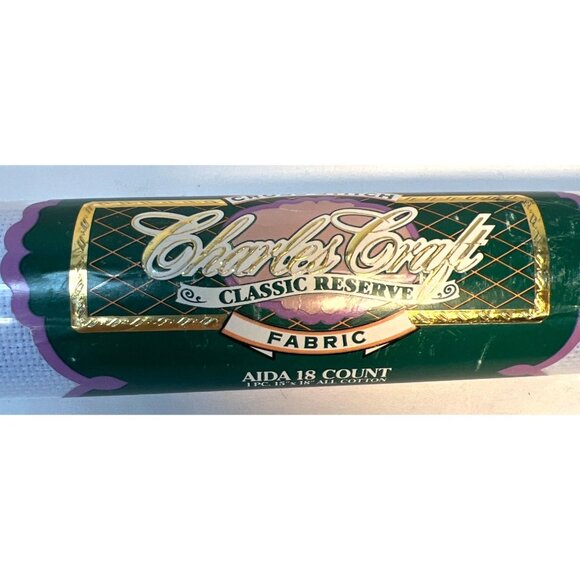 Charles Craft Classic Reserve Aida 18 Count Fabric Roll For Cross Stitch & Needl - Picture 2 of 3